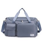 Wholesale Men Fashion Casual Solid Color Dry And Wet Separation Oxford Duffle Bags - Image 6