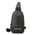 Men'S Casual Color Matching Wear-Resistant Oxford Cloth Chest Bag - Image 9