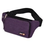 Wholesale Men Solid Color Running Sports Shoulder Bag Fitness Crossbody Waist Bag - Image 10