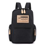 Men Leisure Sports Commuter Letter Canvas Backpacks Bag - Image 10