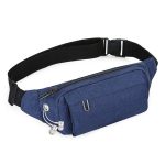 Wholesale Men Casual Sports Commuter Solid Color Waist Chest Bag - Image 10
