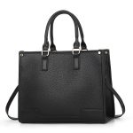 Wholesale Women Fashion Casual Color Block Large Capacity Handbag - Image 7