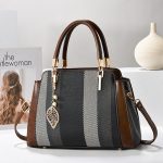 Wholesale Women Fashion Casual Simple Color Block Handbag - Image 3
