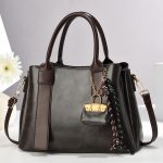 Women Fashion Casual Solid Color Pendant Handbag - Image 2