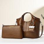 Wholesale Women Fashion Casual Solid Color Cowhide Pattern Large Capacity Handbag - Image 6