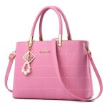 Women Fashion Elegant Solid Color Pearl Pendant Handbag - Image 8