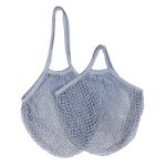 Wholesale Fashion Casual Solid Color Cotton Knitted Shopping Net Bag Beach Bag - Image 10