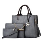 Wholesale Women Fashion Retro Large Capacity Chain Handbag Three-Piece Set - Image 10