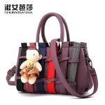 Wholesale Fashionable Color-Contrast Stitching Large-Capacity Handbag - Image 6