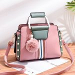 Wholesale Women Fashion Large Capacity Stitching Handbag - Image 10