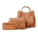 Wholesale Women Fashion Large-Capacity Handbag Three-Piece Set - Image 10