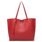 Wholesale Women Simple Solid Color Tassel Bag - Image 10