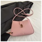 Wholesale Women Fashion Casual Solid Color Small Square Shoulder Bag - Image 9