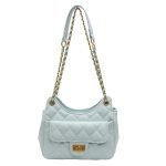 Women Fashion Solid Color Rhomboid Chain Shoulder Bag - Image 10