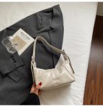 Wholesale Women Fashion Casual Solid Color Soft Leather Shoulder Bag - Image 10