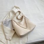 Wholesale Women Fashion Casual Simple Solid Color Chain Large Capacity Shoulder Bag - Image 10