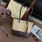 Wholesale Women Fashion Casual Large Capacity Suede Double-Piece Contrast Shoulder Bag - Image 8