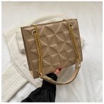 Women Fashion Simple Solid Color Chain Shoulder Bag - Image 10