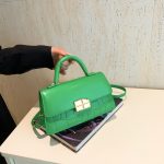Wholesale Simple Solid Color Flip Square Shoulder Bag - Image 10