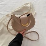 Women Fashion Casual Solid Color Shoulder Bag - Image 9