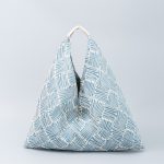 Women Retro Casual Geometric Patterns Printed Canvas Shoulder Bag - Image 9
