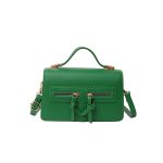 Wholesale Women Fashion Casual Solid Color Zipper Shoulder Bag - Image 9