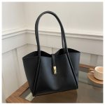 Wholesale Women Fashion Casual Solid Color Large Capacity Tote Bag - Image 10