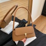 Wholesale Women Fashion Casual Simple Solid Color Shoulder Bag - Image 10