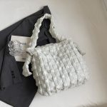 Women Fashion Casual Solid Color Large-Capacity Shoulder Bag - Image 9