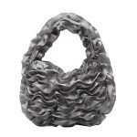 Women Fashion Elegant Solid Color Lace Stitching Ruffled Handheld - Image 10