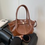 Wholesale Women Fashion Casual Solid Color Large Capacity Basket Handbag - Image 10
