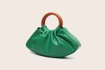 Women Fashion Elegant Solid Color Pleated Cloud Handbag - Image 8