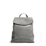Wholesale Women Fashion Retro Simple Leather Solid Color Backpack - Image 4