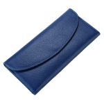 Wholesale Genuine Leather Simple Women Fashion Function Flap Long Wallet - Image 5