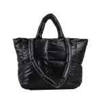 Wholesale Women Fashion Solid Color Large Capacity Cotton-Padded Handbag - Image 10
