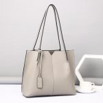 Wholesale Women Casual Leather Tote Bag Large Capacity Shoulder Bag - Image 10