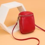 Wholesale Women Fashion Solid Color Leather Zipper Crossbody Bag - Image 7