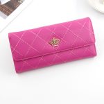Wholesale Women Casual Stitching Clamshell Design Solid Color Purse - Image 9