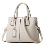 Women Simple Fashion Solid Color Pu Handbag - Image 7