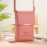 Wholesale Touch Screen Mobile Phone Bag Female Small Messenger Cute Mobile Phone Bag Fashion Key Coin Bag Vertical Style - Image 7