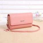 Wholesale Solid Color Touch Screen Mobile Phone Bag Crossbody Bag Purse - Image 9