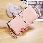 Wholesale Zipper Clutch Solid Color Purse - Image 8