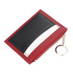 Men Multi-Card Card Holder Zipper Mini Coin Purse Stitching Pu Wallet - Image 10