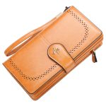Wholesale Women Wallet Retro Fashion Zipper Coin Purse Simple Long Creative Multi-Card Clutch Bag - Image 10