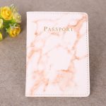 Wholesale Fashion Passport Cover PU Marble Style Travel ID Credit Card Passport Holder Purse Bag - Image 11