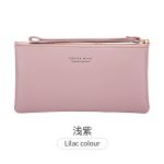 Women Fashionable Simple Large Capacity Zipper Touch Screen Phone Bag Purses - Image 10
