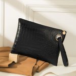 Women Fashion Large Capacity Crocodile Print Long Purses - Image 10