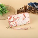 Wholesale Women Fashion Floral Embroidery Double Zipper Long Purses - Image 10