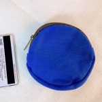 Wholesale Fashion Simple Solid Color Round Canvas Coin Purse