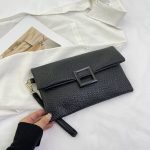 Wholesale Fashion Simple Casual Solid Color Flap Clutch Bag - Image 10